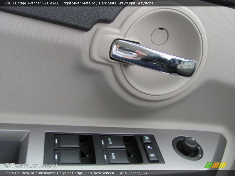Bright Silver Metallic / Dark Slate Gray/Light Graystone 2008 Dodge Avenger R/T AWD