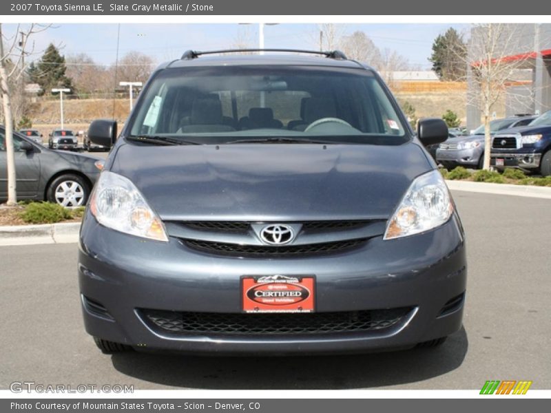 Slate Gray Metallic / Stone 2007 Toyota Sienna LE