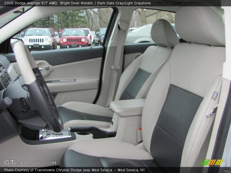  2008 Avenger R/T AWD Dark Slate Gray/Light Graystone Interior