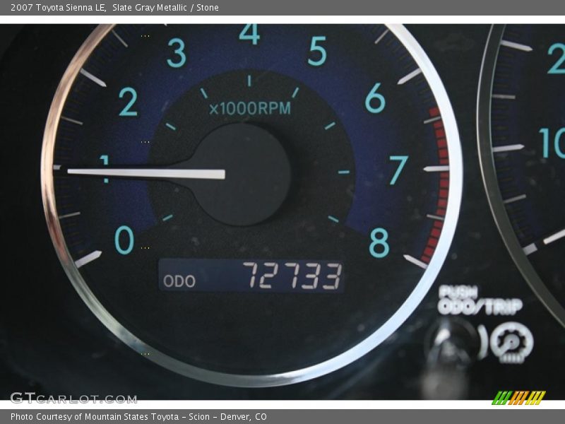 Slate Gray Metallic / Stone 2007 Toyota Sienna LE