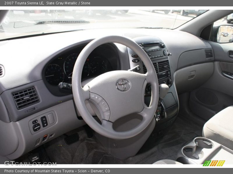 Slate Gray Metallic / Stone 2007 Toyota Sienna LE