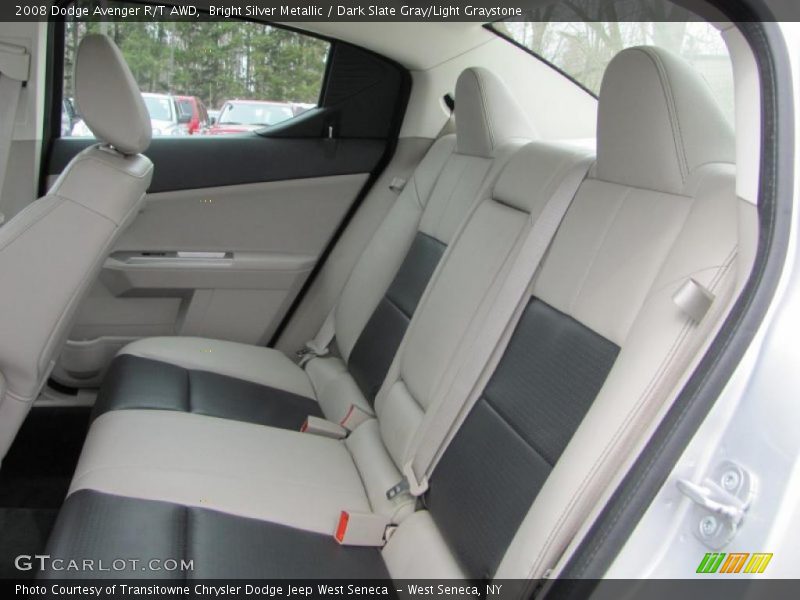 Bright Silver Metallic / Dark Slate Gray/Light Graystone 2008 Dodge Avenger R/T AWD