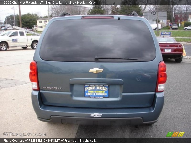Blue Granite Metallic / Medium Gray 2006 Chevrolet Uplander LT
