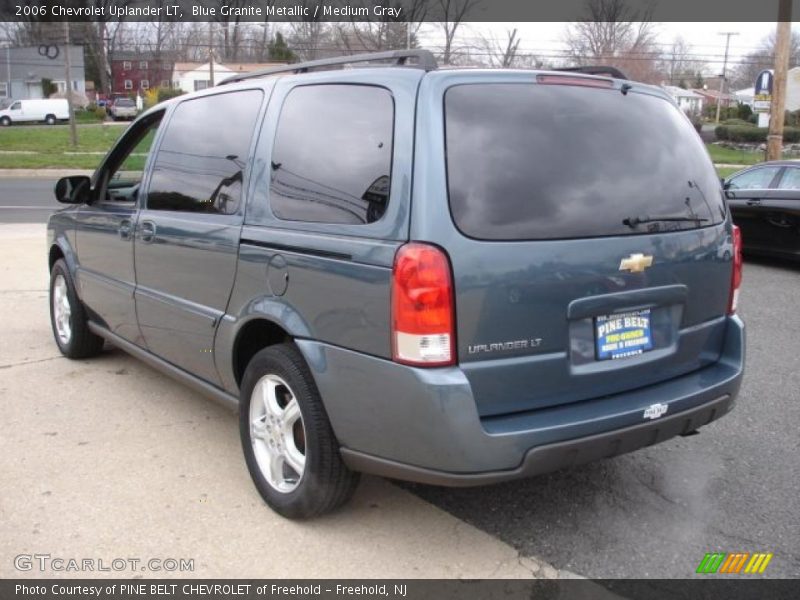 Blue Granite Metallic / Medium Gray 2006 Chevrolet Uplander LT