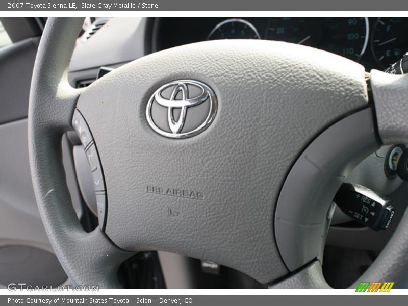 Slate Gray Metallic / Stone 2007 Toyota Sienna LE