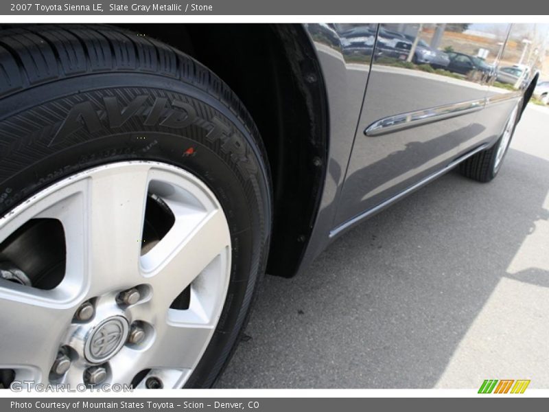 Slate Gray Metallic / Stone 2007 Toyota Sienna LE
