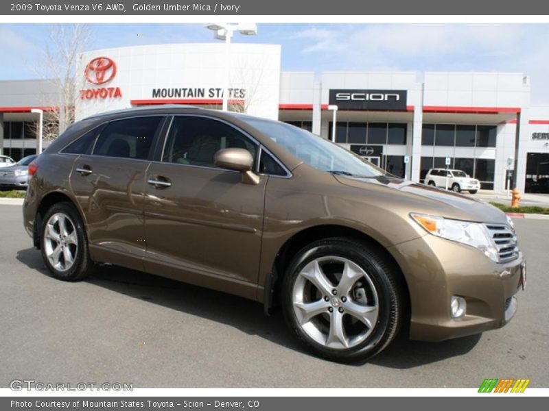 Golden Umber Mica / Ivory 2009 Toyota Venza V6 AWD
