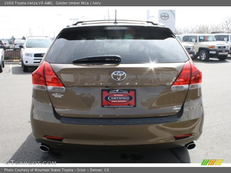 Golden Umber Mica / Ivory 2009 Toyota Venza V6 AWD