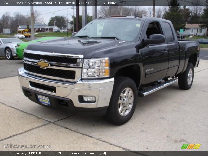 Black / Ebony 2011 Chevrolet Silverado 2500HD LTZ Extended Cab 4x4