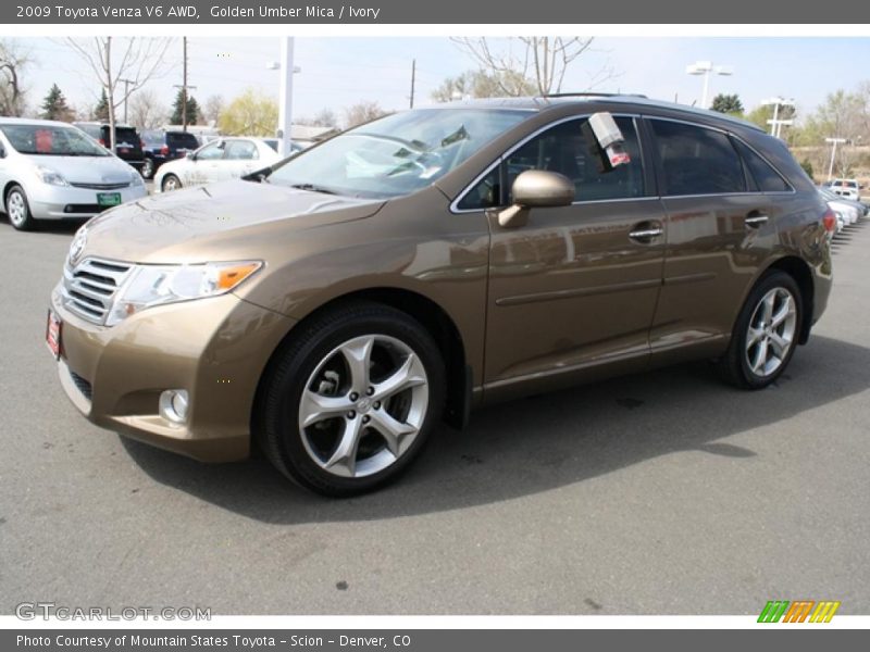 Golden Umber Mica / Ivory 2009 Toyota Venza V6 AWD