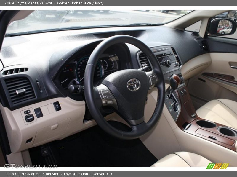 Golden Umber Mica / Ivory 2009 Toyota Venza V6 AWD