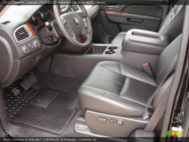  2011 Silverado 2500HD LTZ Extended Cab 4x4 Ebony Interior