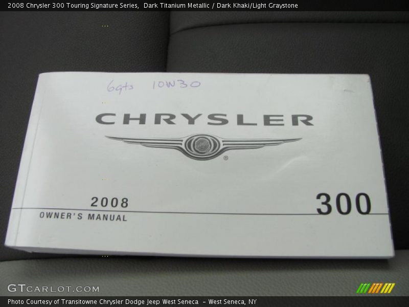 Dark Titanium Metallic / Dark Khaki/Light Graystone 2008 Chrysler 300 Touring Signature Series