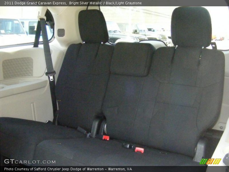 Bright Silver Metallic / Black/Light Graystone 2011 Dodge Grand Caravan Express
