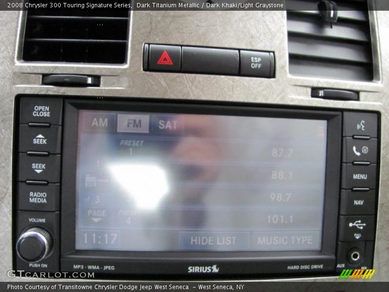 Dark Titanium Metallic / Dark Khaki/Light Graystone 2008 Chrysler 300 Touring Signature Series