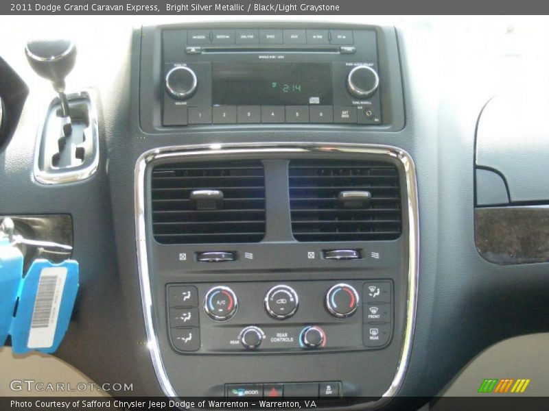 Bright Silver Metallic / Black/Light Graystone 2011 Dodge Grand Caravan Express