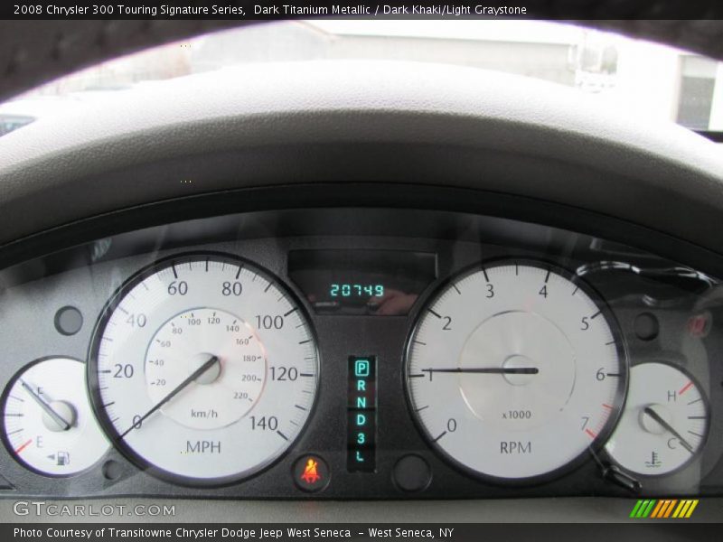 Dark Titanium Metallic / Dark Khaki/Light Graystone 2008 Chrysler 300 Touring Signature Series