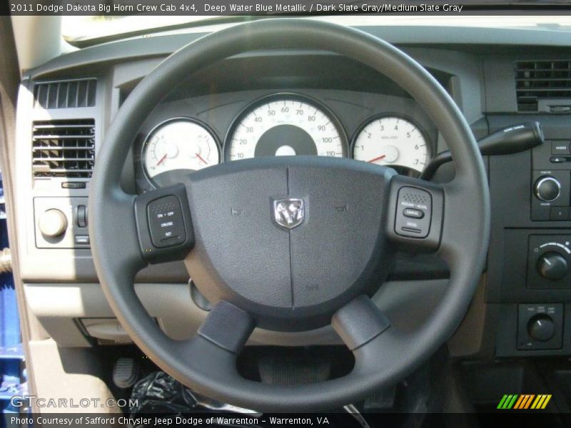  2011 Dakota Big Horn Crew Cab 4x4 Steering Wheel
