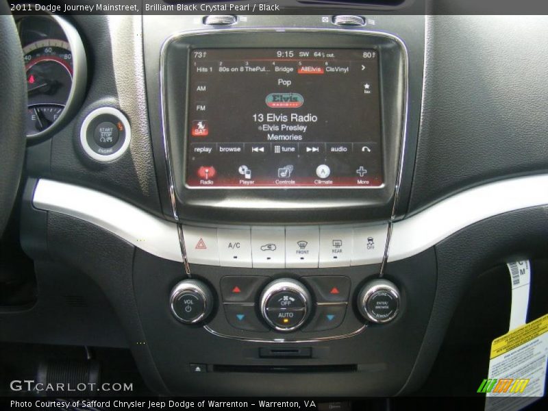 Brilliant Black Crystal Pearl / Black 2011 Dodge Journey Mainstreet