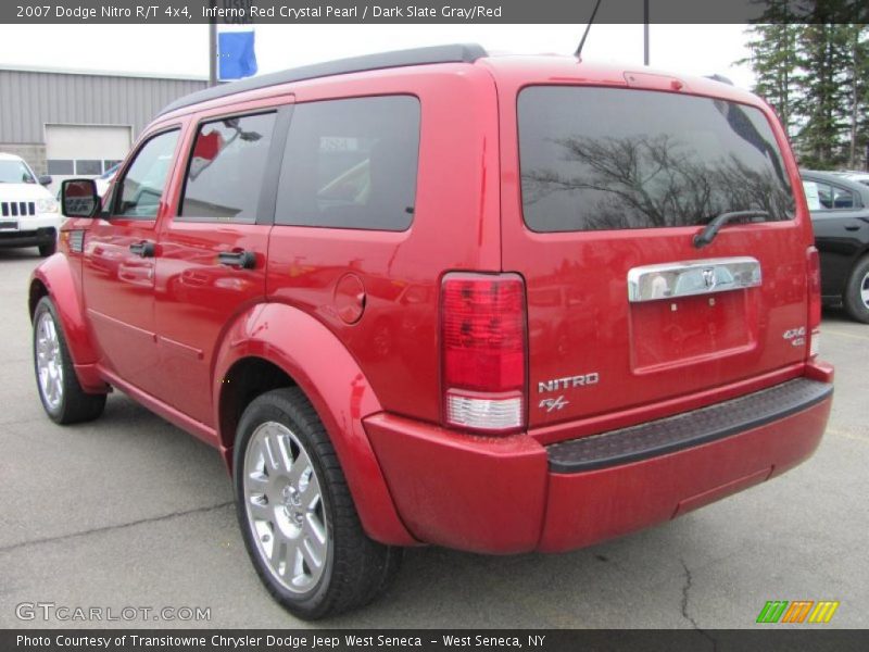 Inferno Red Crystal Pearl / Dark Slate Gray/Red 2007 Dodge Nitro R/T 4x4