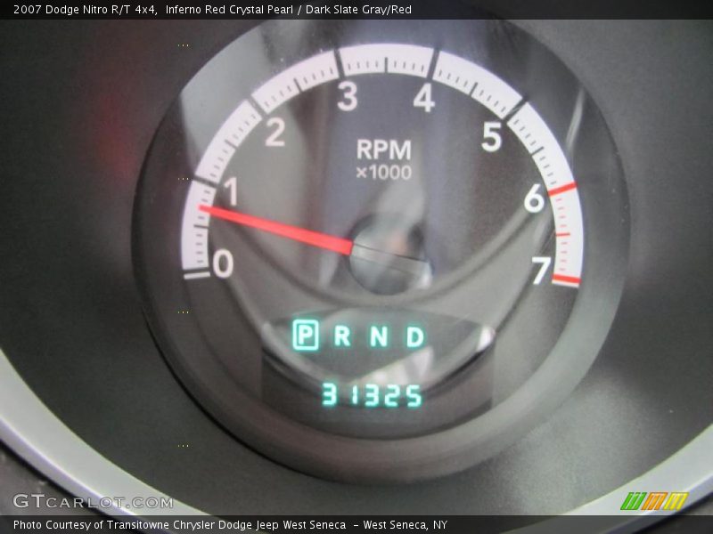 Inferno Red Crystal Pearl / Dark Slate Gray/Red 2007 Dodge Nitro R/T 4x4