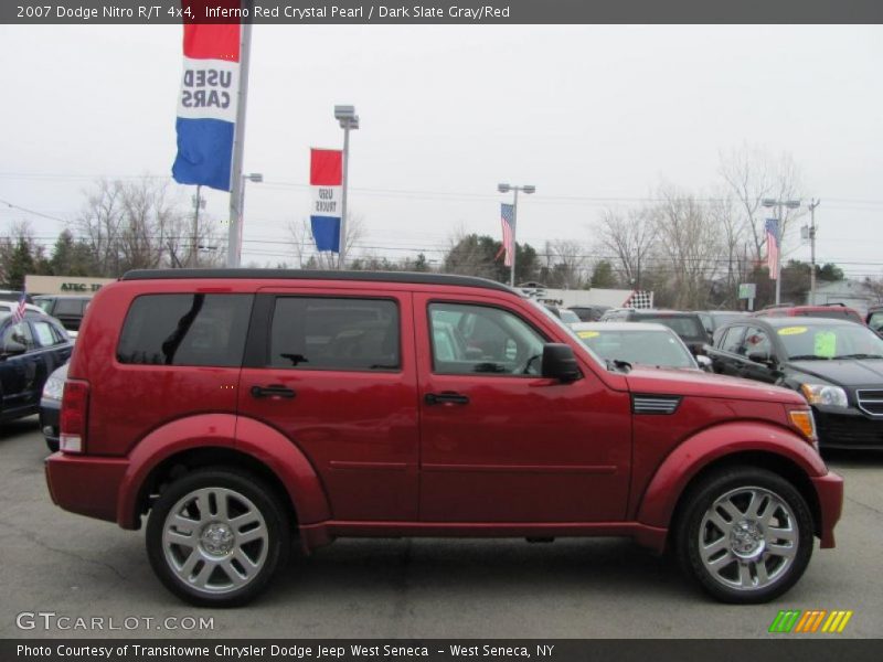 Inferno Red Crystal Pearl / Dark Slate Gray/Red 2007 Dodge Nitro R/T 4x4