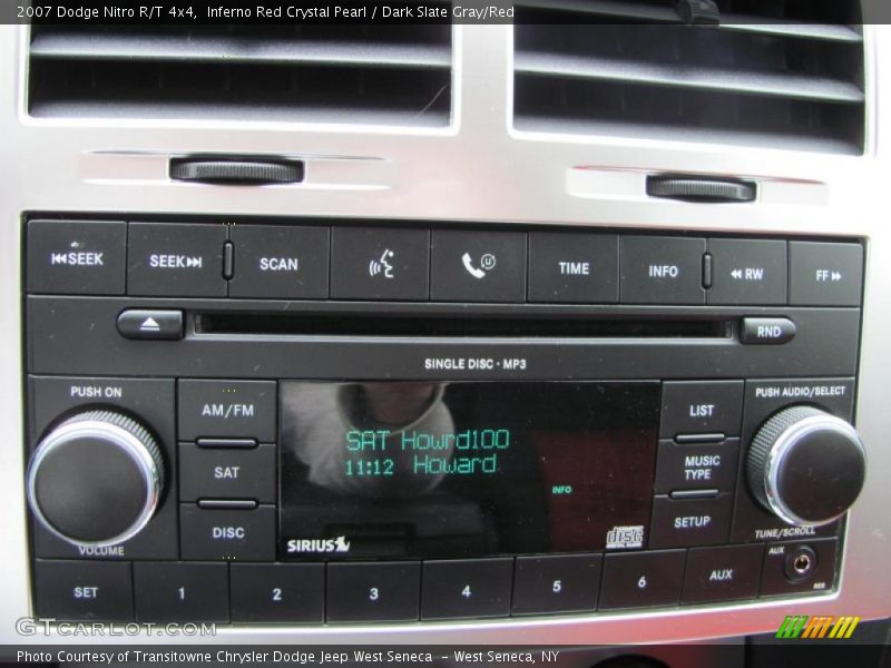 Inferno Red Crystal Pearl / Dark Slate Gray/Red 2007 Dodge Nitro R/T 4x4