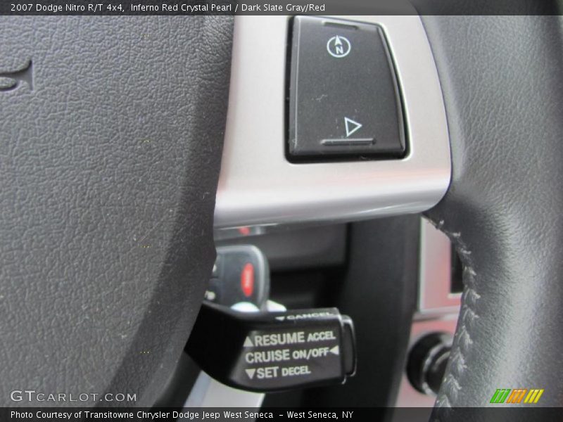 Inferno Red Crystal Pearl / Dark Slate Gray/Red 2007 Dodge Nitro R/T 4x4