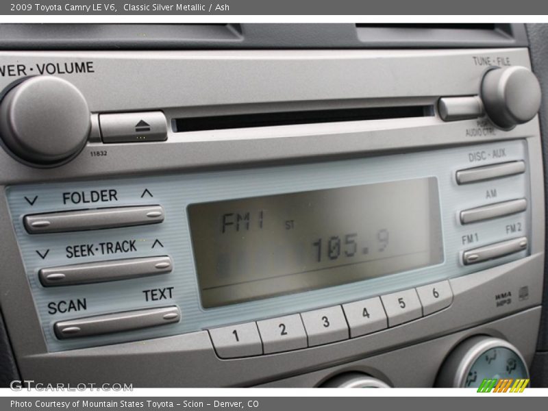 Classic Silver Metallic / Ash 2009 Toyota Camry LE V6