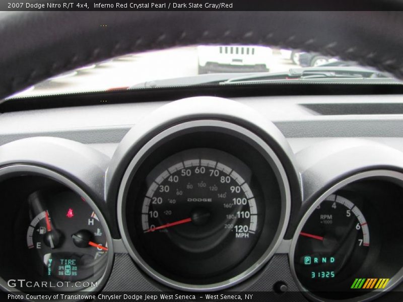 Inferno Red Crystal Pearl / Dark Slate Gray/Red 2007 Dodge Nitro R/T 4x4