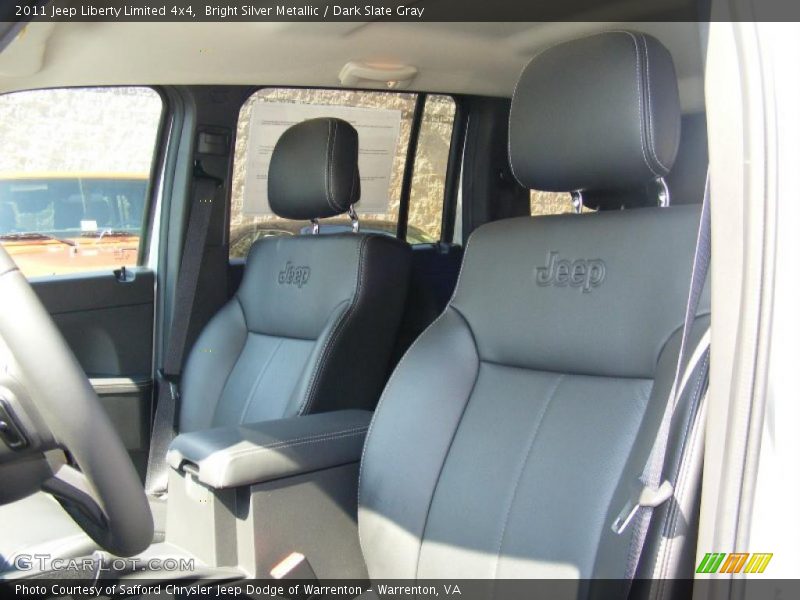 Bright Silver Metallic / Dark Slate Gray 2011 Jeep Liberty Limited 4x4