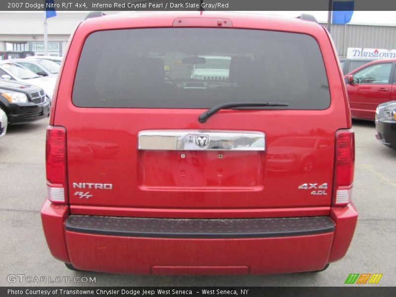 Inferno Red Crystal Pearl / Dark Slate Gray/Red 2007 Dodge Nitro R/T 4x4