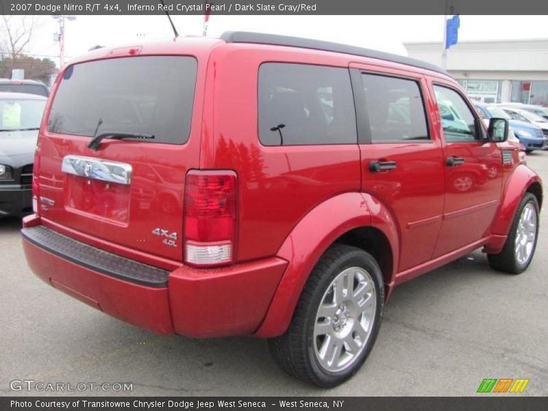 Inferno Red Crystal Pearl / Dark Slate Gray/Red 2007 Dodge Nitro R/T 4x4