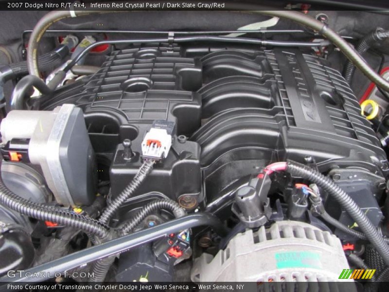 Inferno Red Crystal Pearl / Dark Slate Gray/Red 2007 Dodge Nitro R/T 4x4