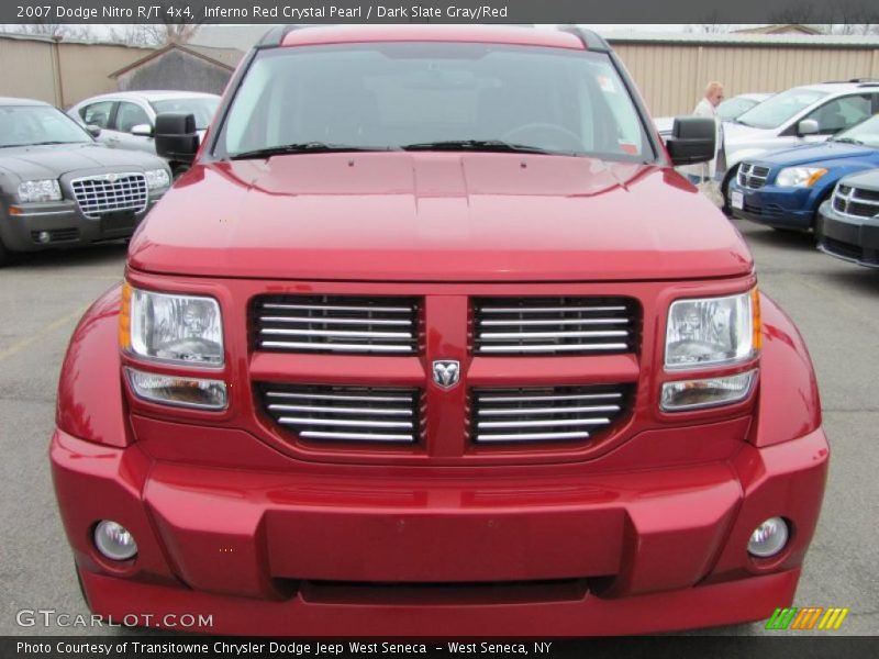 Inferno Red Crystal Pearl / Dark Slate Gray/Red 2007 Dodge Nitro R/T 4x4