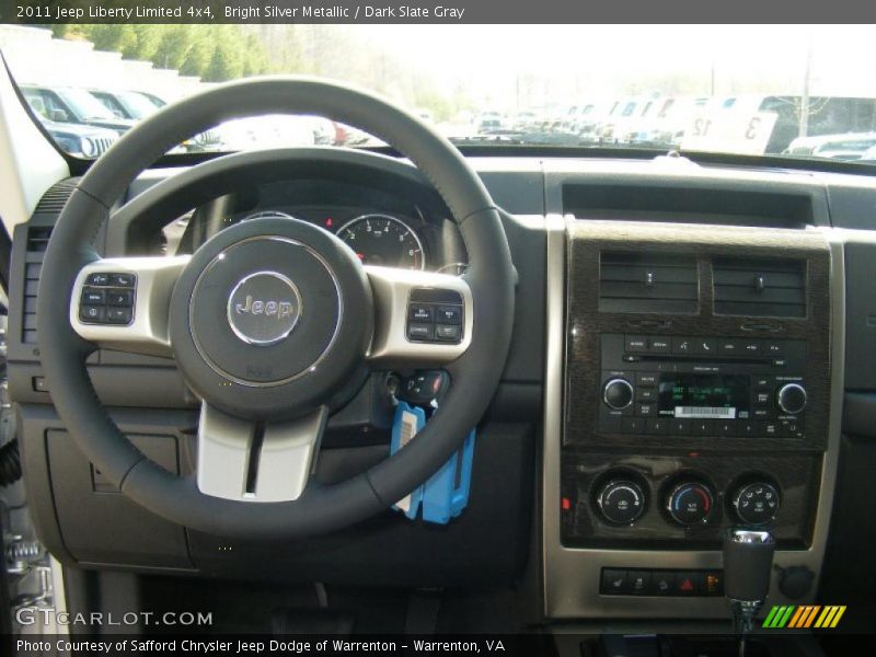 Bright Silver Metallic / Dark Slate Gray 2011 Jeep Liberty Limited 4x4