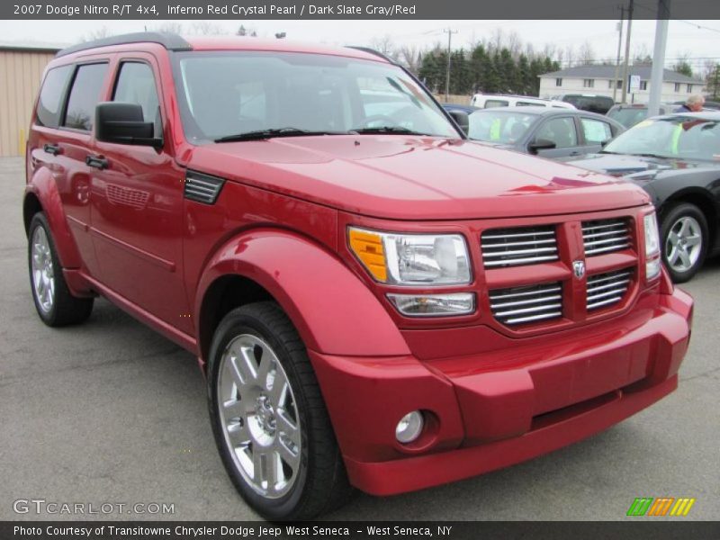 Inferno Red Crystal Pearl / Dark Slate Gray/Red 2007 Dodge Nitro R/T 4x4