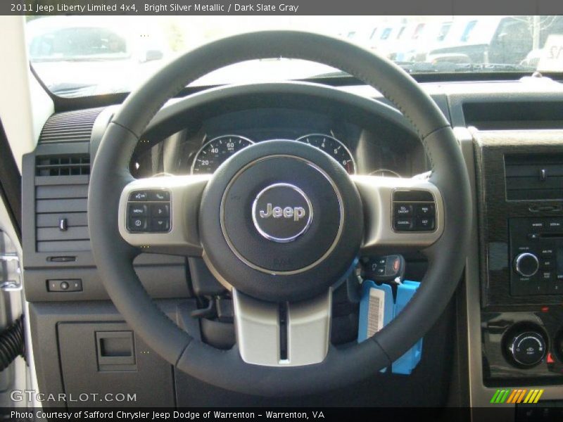 Bright Silver Metallic / Dark Slate Gray 2011 Jeep Liberty Limited 4x4