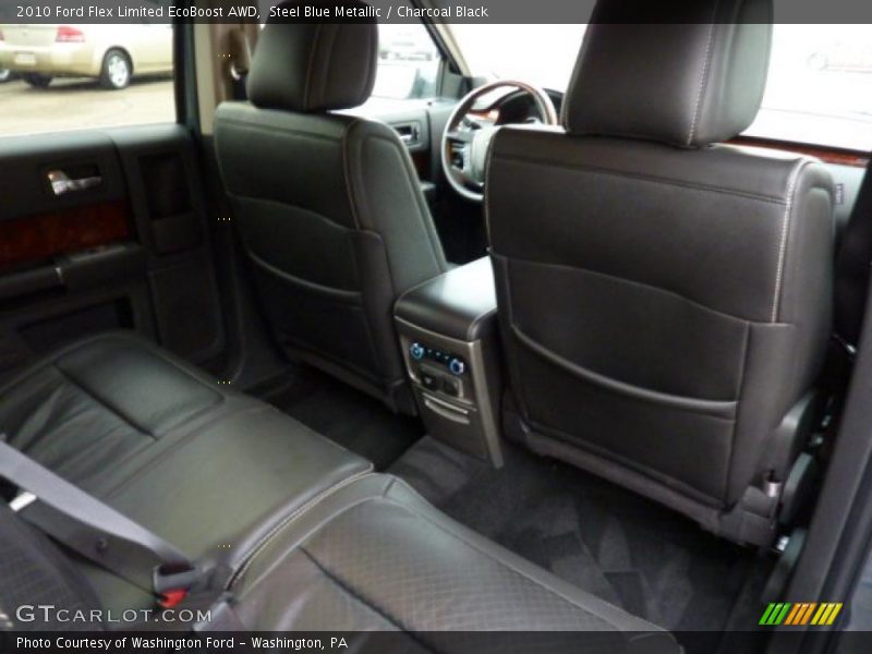 Steel Blue Metallic / Charcoal Black 2010 Ford Flex Limited EcoBoost AWD