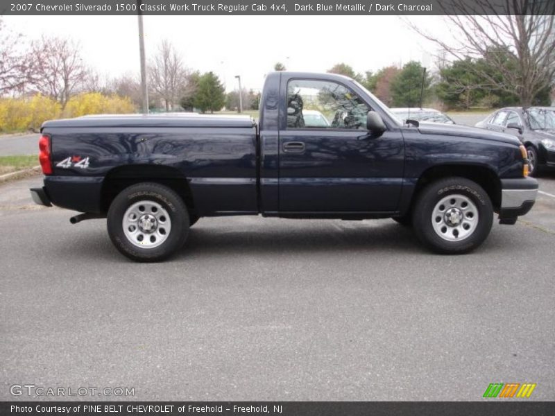  2007 Silverado 1500 Classic Work Truck Regular Cab 4x4 Dark Blue Metallic