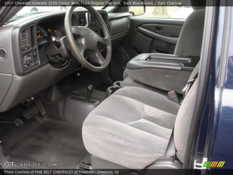  2007 Silverado 1500 Classic Work Truck Regular Cab 4x4 Dark Charcoal Interior
