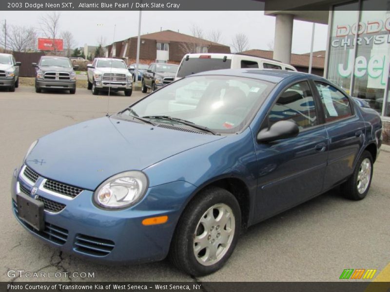 Atlantic Blue Pearl / Dark Slate Gray 2003 Dodge Neon SXT