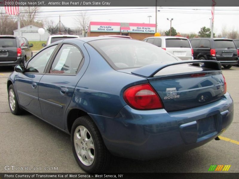 Atlantic Blue Pearl / Dark Slate Gray 2003 Dodge Neon SXT
