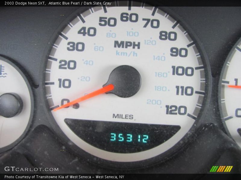 Atlantic Blue Pearl / Dark Slate Gray 2003 Dodge Neon SXT