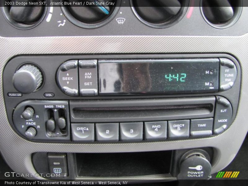 Atlantic Blue Pearl / Dark Slate Gray 2003 Dodge Neon SXT