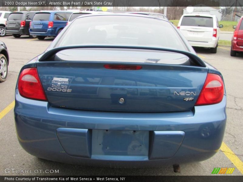 Atlantic Blue Pearl / Dark Slate Gray 2003 Dodge Neon SXT