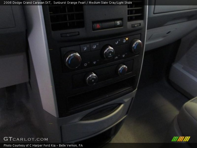 Sunburst Orange Pearl / Medium Slate Gray/Light Shale 2008 Dodge Grand Caravan SXT