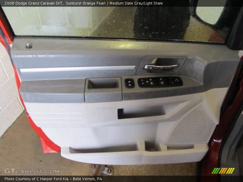 Sunburst Orange Pearl / Medium Slate Gray/Light Shale 2008 Dodge Grand Caravan SXT