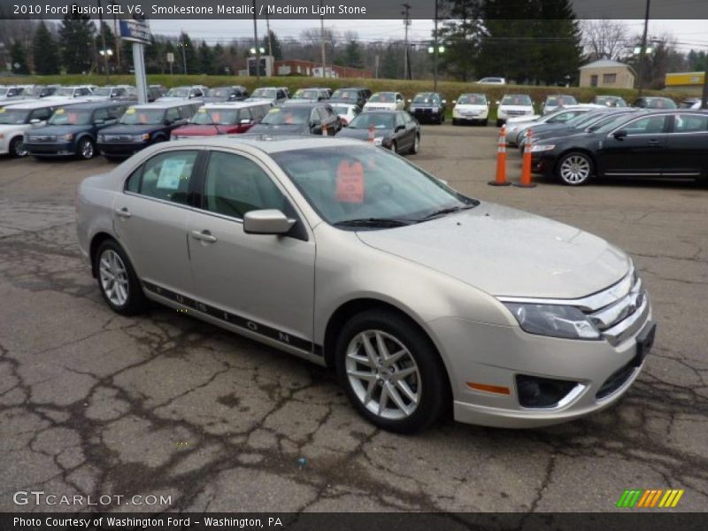 Smokestone Metallic / Medium Light Stone 2010 Ford Fusion SEL V6