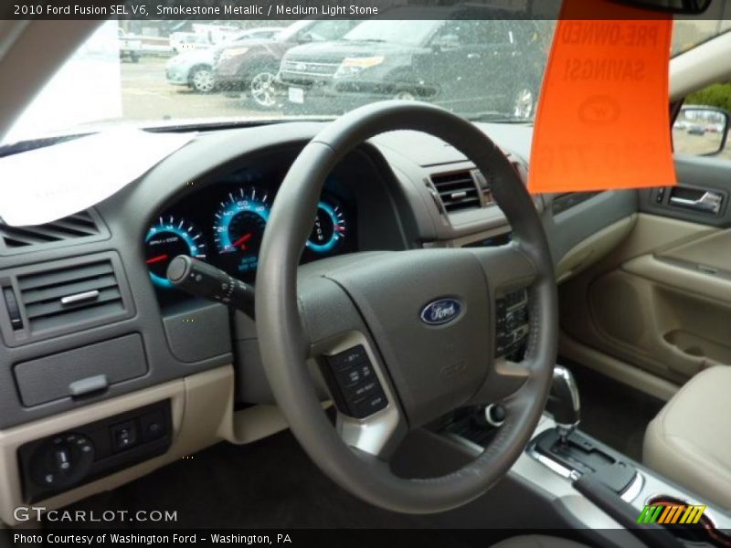 Smokestone Metallic / Medium Light Stone 2010 Ford Fusion SEL V6